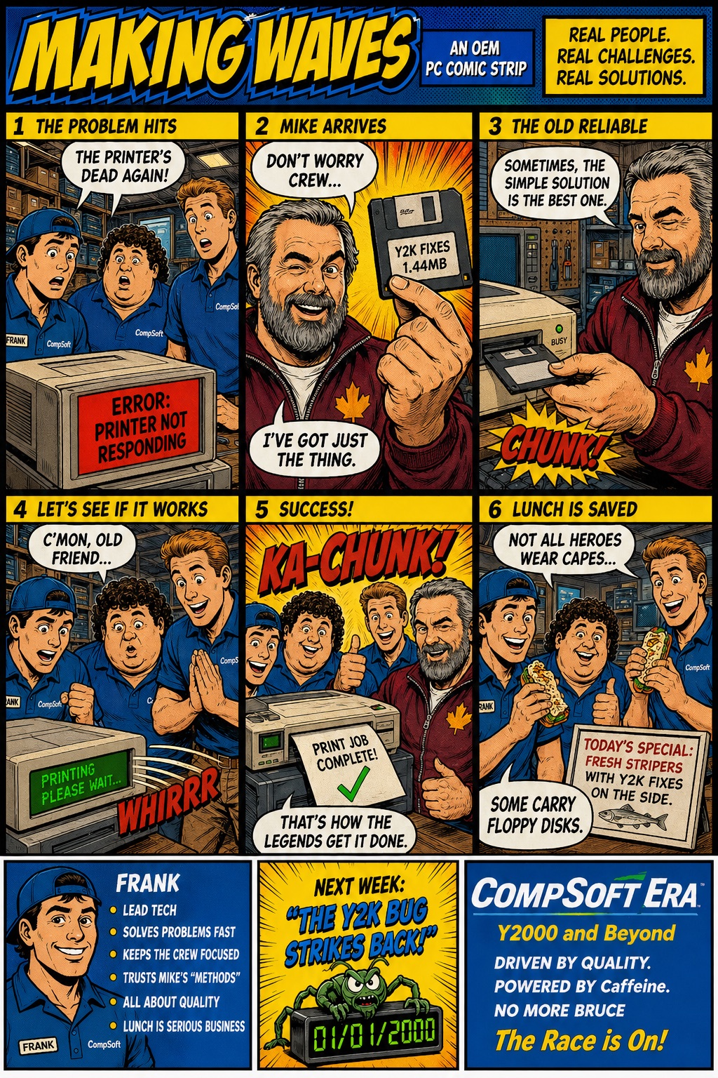 Mike Saves The Printer